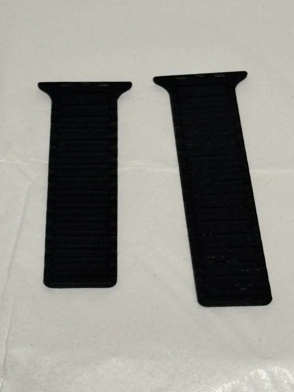 Apple Watch Ultra 2 Band Compatible Silicone Magnetic Link Strap Black